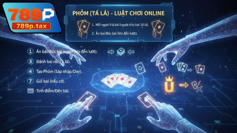 luật chơi phỏm tá lả
